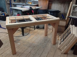 Wdegingboard table & plasterboard frames